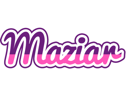 Maziar cheerful logo