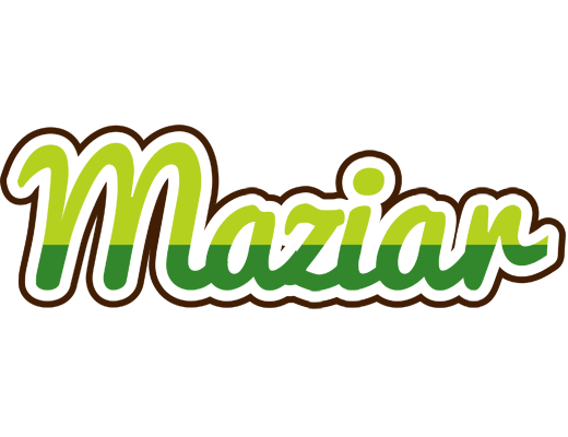 Maziar golfing logo