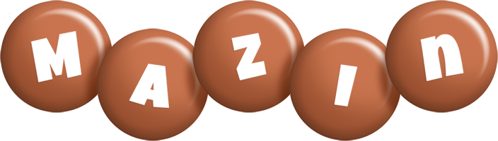 Mazin candy-brown logo