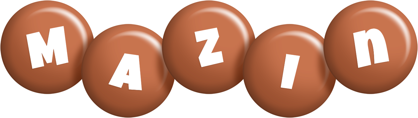 Mazin candy-brown logo