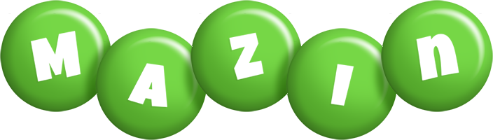 Mazin candy-green logo