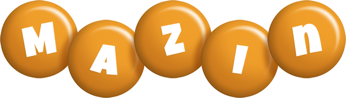 Mazin candy-orange logo