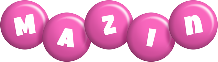 Mazin candy-pink logo