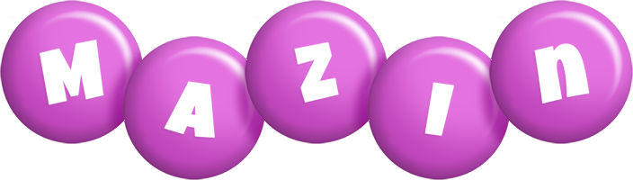 Mazin candy-purple logo