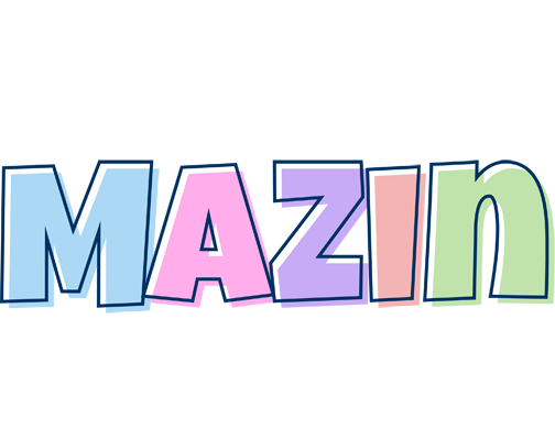 Mazin pastel logo