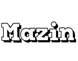 Mazin snowing logo