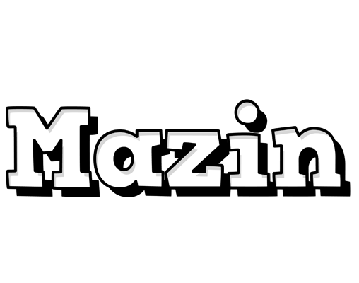 Mazin snowing logo