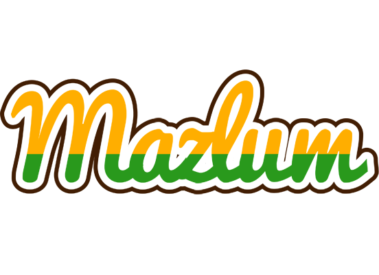 Mazlum banana logo