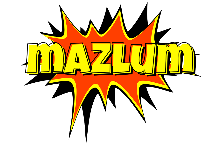 Mazlum bazinga logo