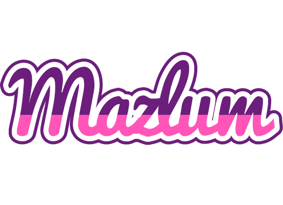 Mazlum cheerful logo