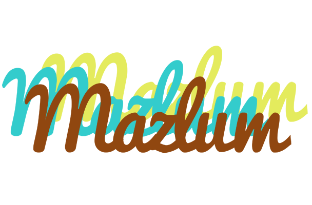 Mazlum cupcake logo