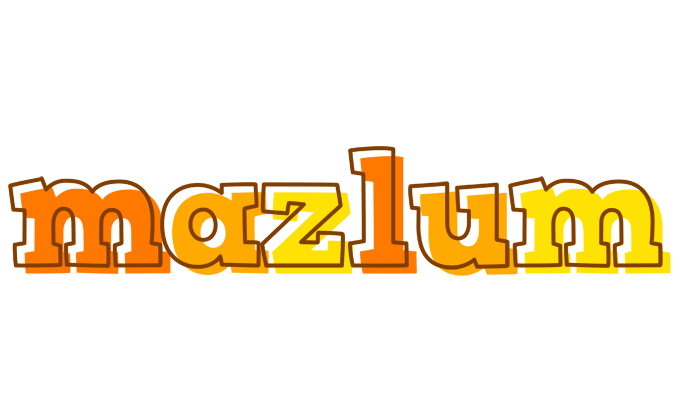 Mazlum desert logo