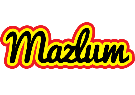 Mazlum flaming logo