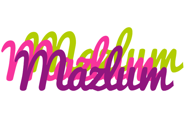 Mazlum flowers logo