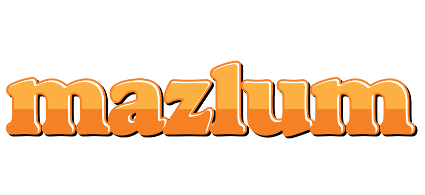 Mazlum orange logo