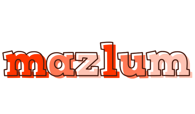 Mazlum paint logo