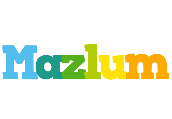 Mazlum rainbows logo