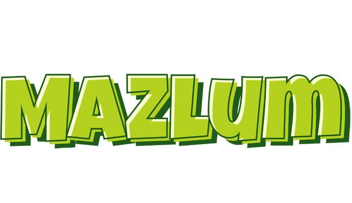 Mazlum summer logo