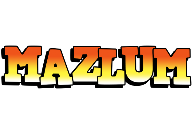 Mazlum sunset logo