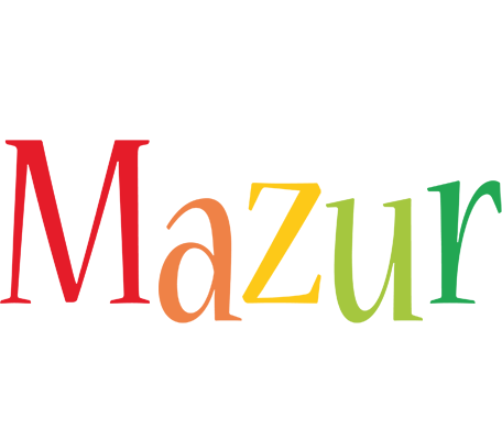 Mazur birthday logo