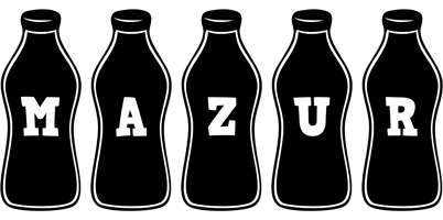Mazur bottle logo