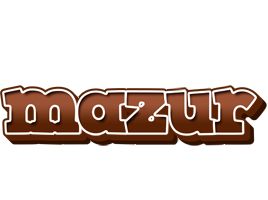 Mazur brownie logo
