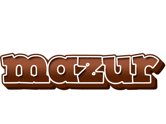 Mazur brownie logo