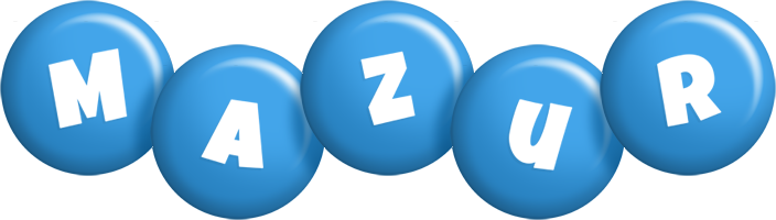 Mazur candy-blue logo