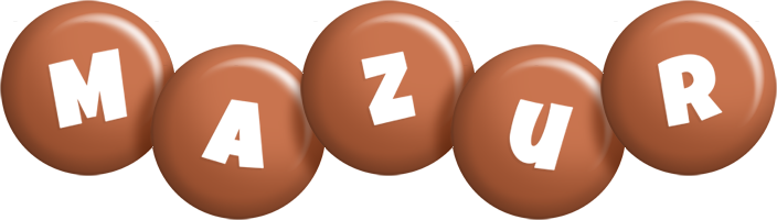 Mazur candy-brown logo