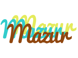 Mazur cupcake logo