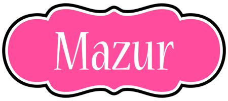 Mazur invitation logo