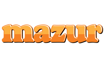 Mazur orange logo