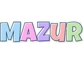 Mazur pastel logo