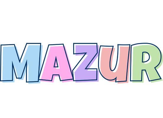 Mazur pastel logo