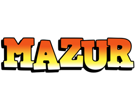 Mazur sunset logo