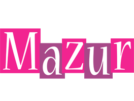 Mazur whine logo