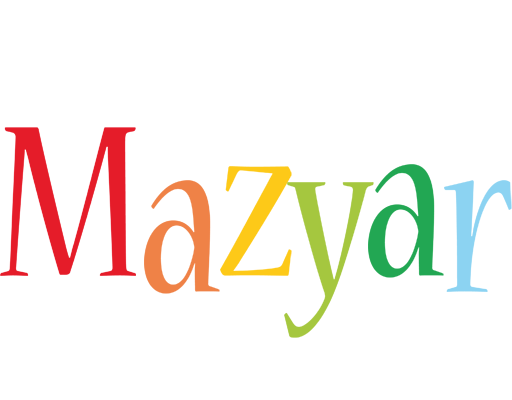 Mazyar birthday logo