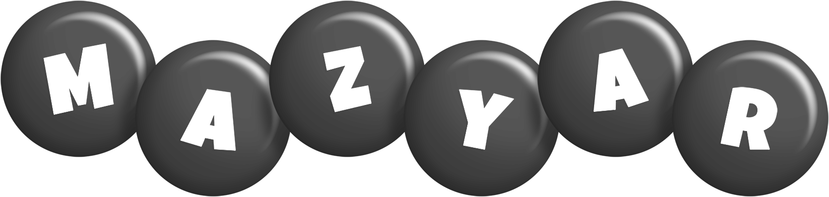 Mazyar candy-black logo