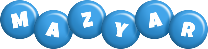 Mazyar candy-blue logo