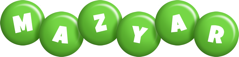 Mazyar candy-green logo