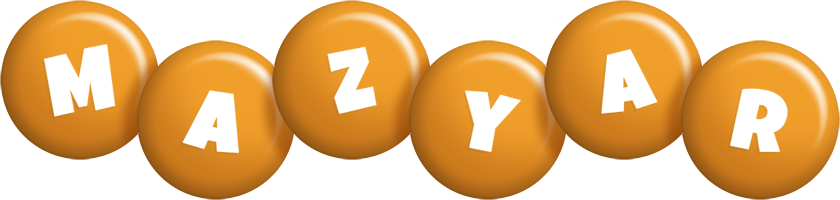 Mazyar candy-orange logo
