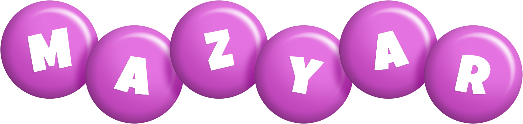 Mazyar candy-purple logo