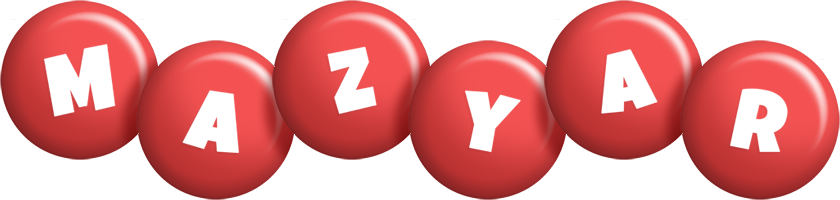 Mazyar candy-red logo
