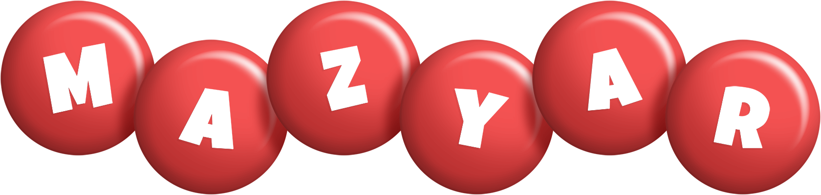 Mazyar candy-red logo