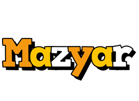 Mazyar cartoon logo