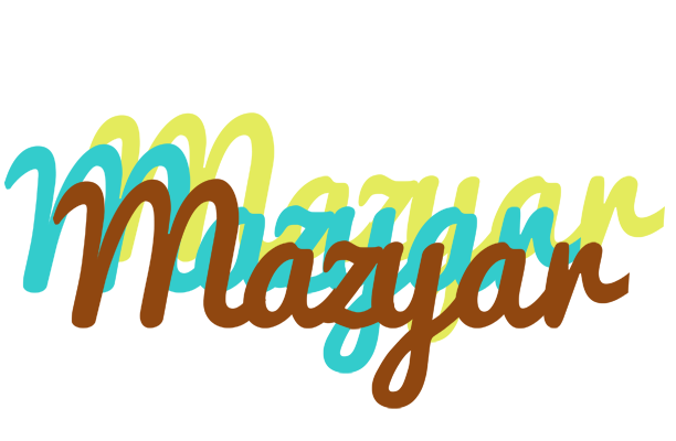 Mazyar cupcake logo