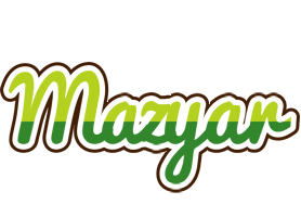 Mazyar golfing logo