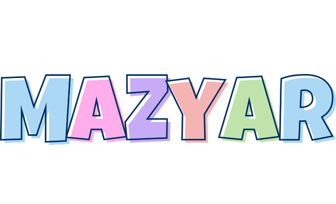 Mazyar pastel logo