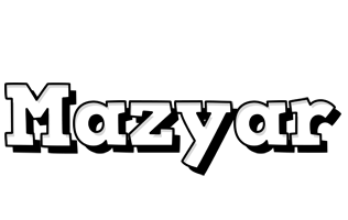 Mazyar snowing logo