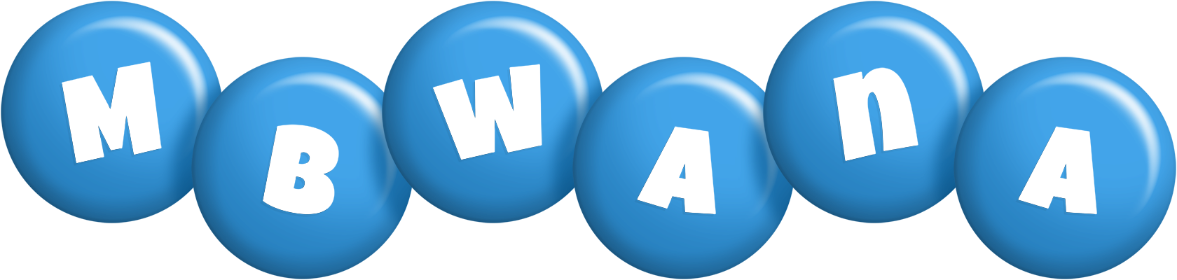Mbwana candy-blue logo